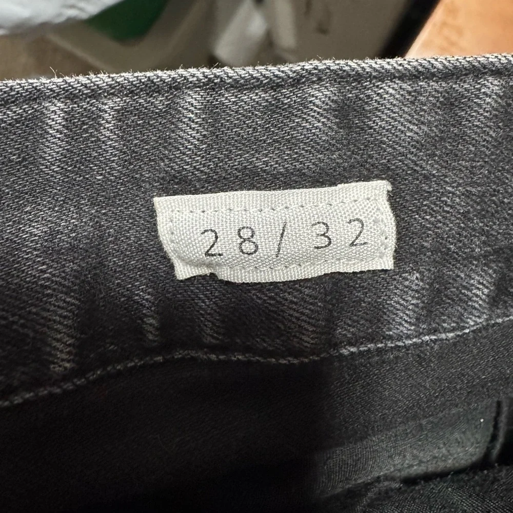 First Row Straight Stretch Jeans Men’s 28x32 Racing Patch Straight Leg